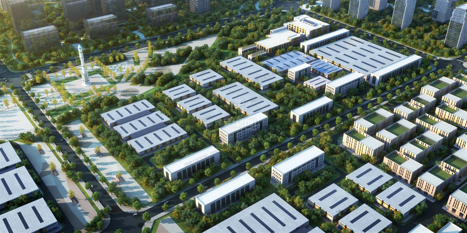 产业园区,高新研发区,规划区,产业新城,工业厂区,工业园区,科技园区-CG模型网(cgmodel)-专注CG模型