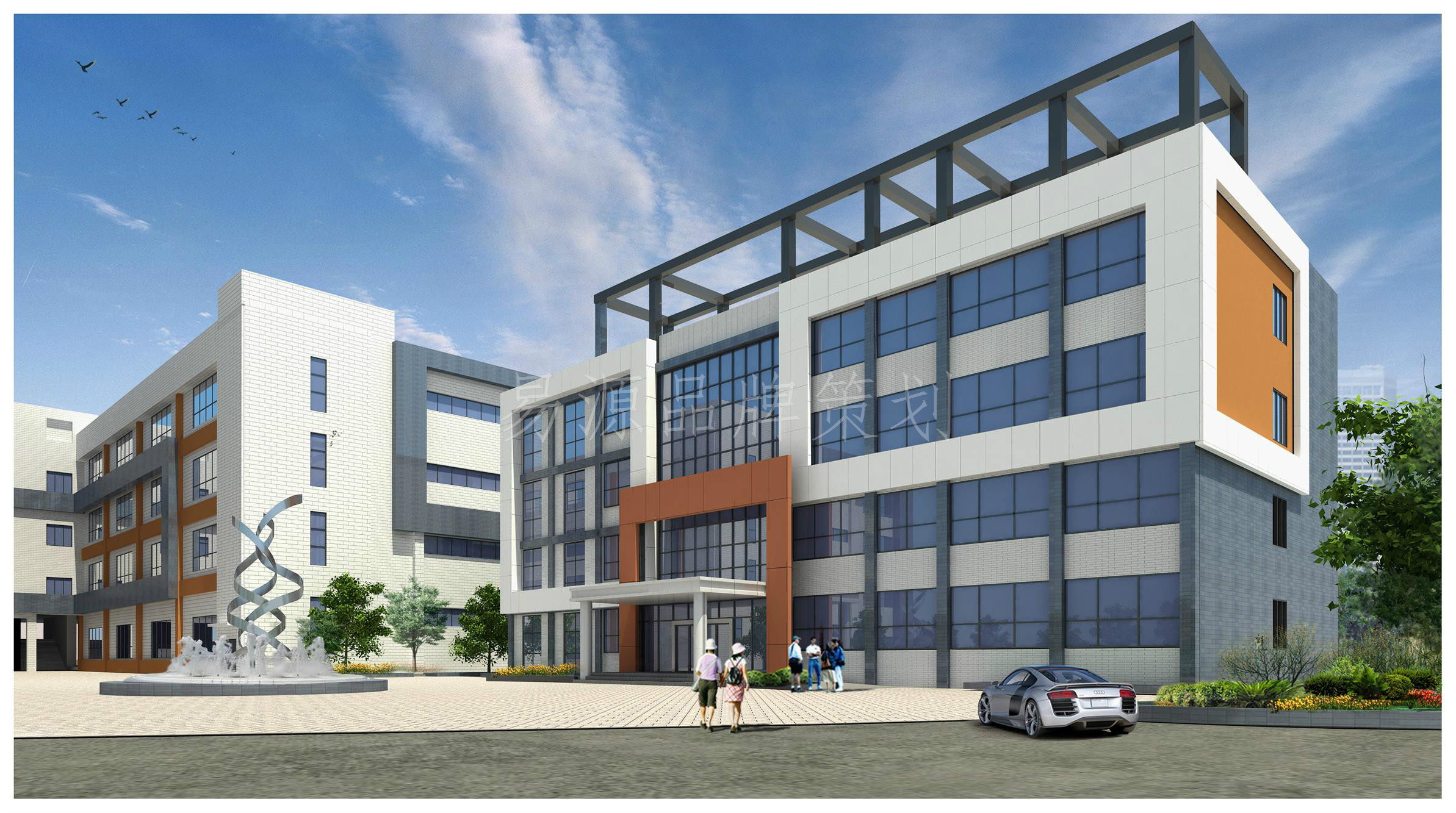 工业园设计|工业园规划设计|易源工业园设计案例