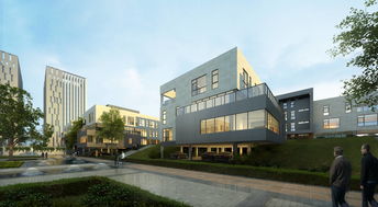 现代工业园区3dmax 模型下载 光辉城市